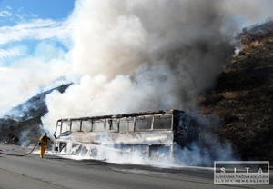 V Srbsku zhorel esk autobus do tla