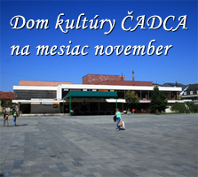 Program domu kultry adca na mesiac november 2008