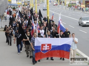 Protest neonacistov sa ukonilo bez zsahu polcie