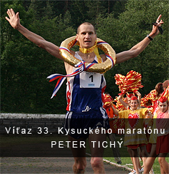 Peter Tich vaz 33. Kysuckho maratnu