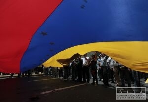 Vo Venezuele protest proti obmedzovaniu mdi