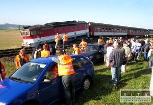 Za Rimavskou Seou sa rno vykoajil rchlik do Koc